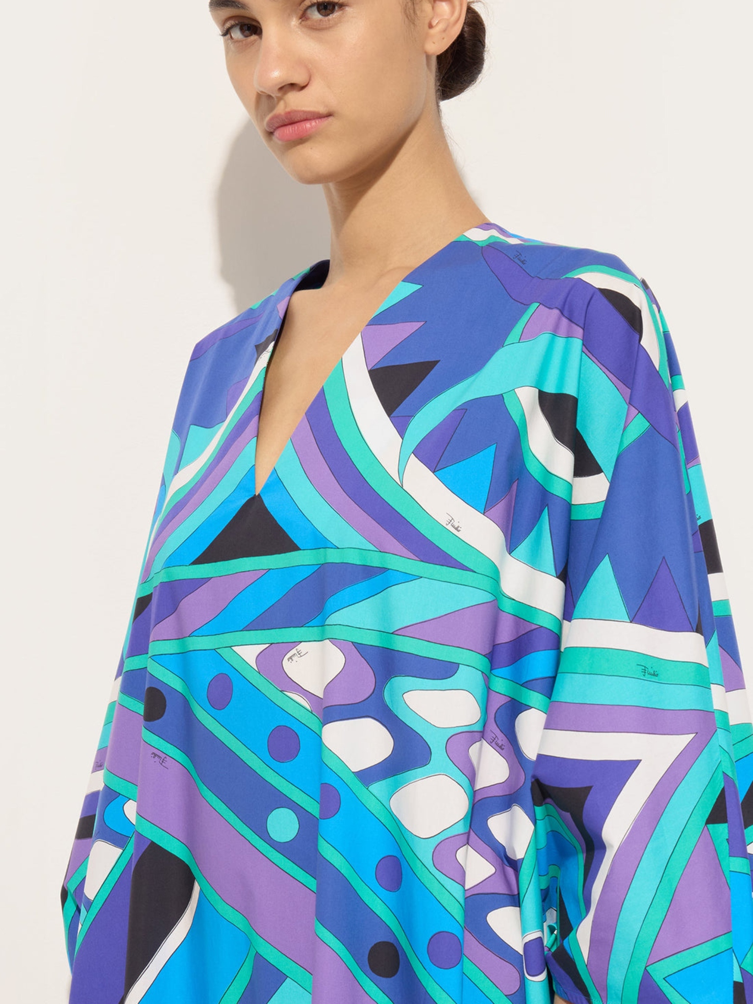 [Emilio Pucci] Short sleeve dress SS26 6HRL256H848022