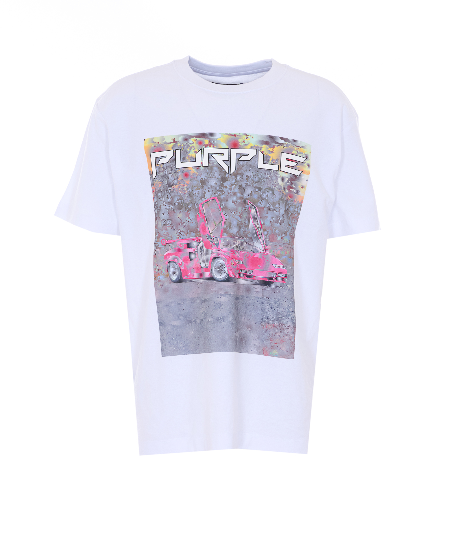 [Purple Brand] T-shirts Short Sleeve SS26 P104TBDS226WHITE