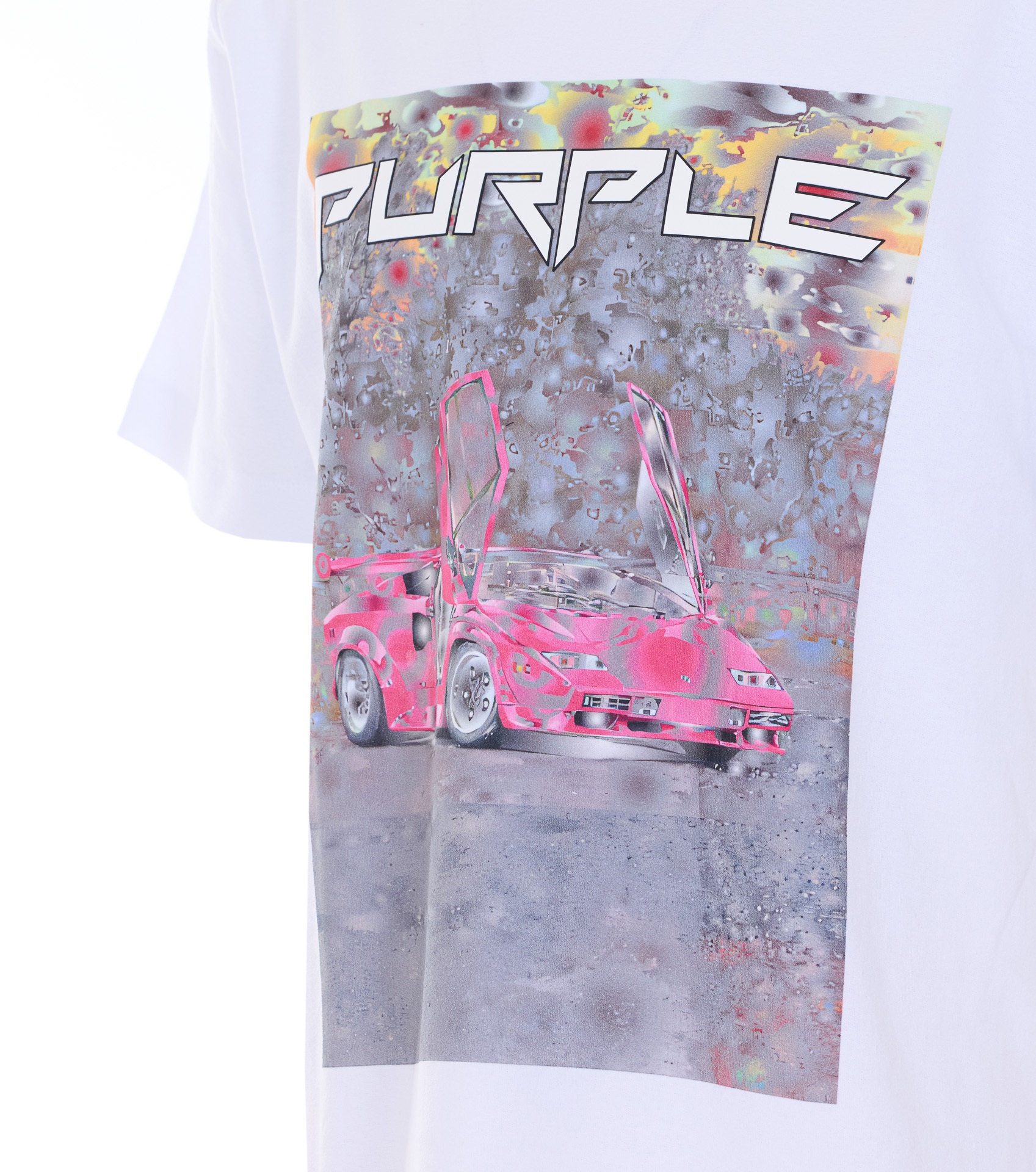 [Purple Brand] T-shirts Short Sleeve SS26 P104TBDS226WHITE