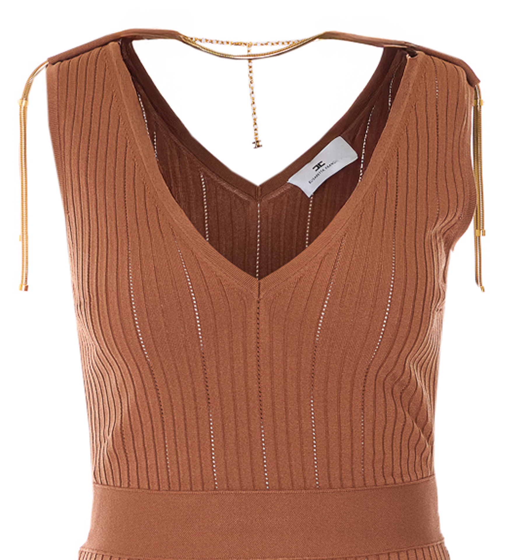 [ELISABETTA FRANCHI] Sleeveless dress SS26 AM18S61E2600