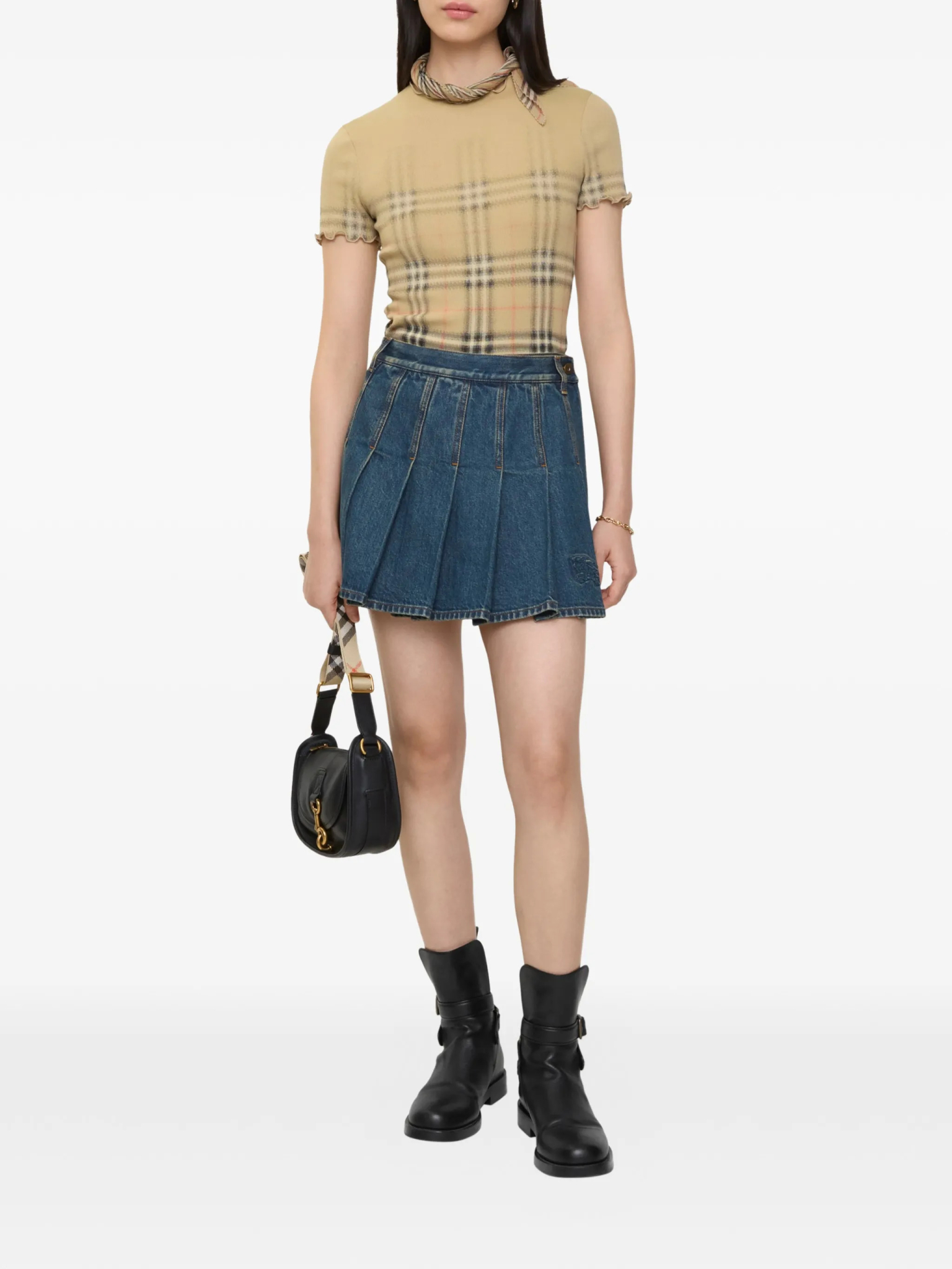 [Burberry] Mini skirt SS26 8120860A1322