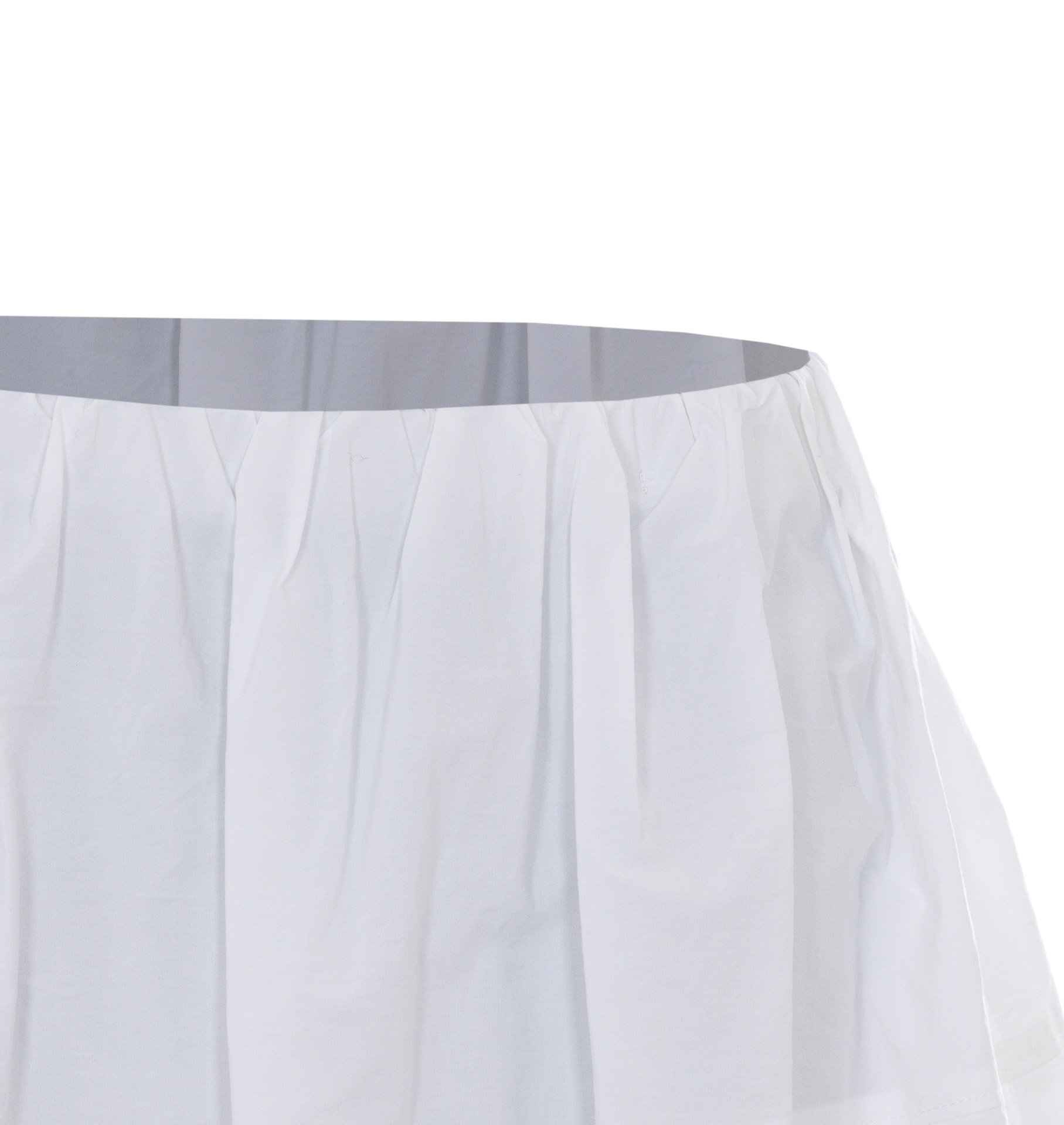 [Eleh] Mini skirt SS26 0150BIANCO