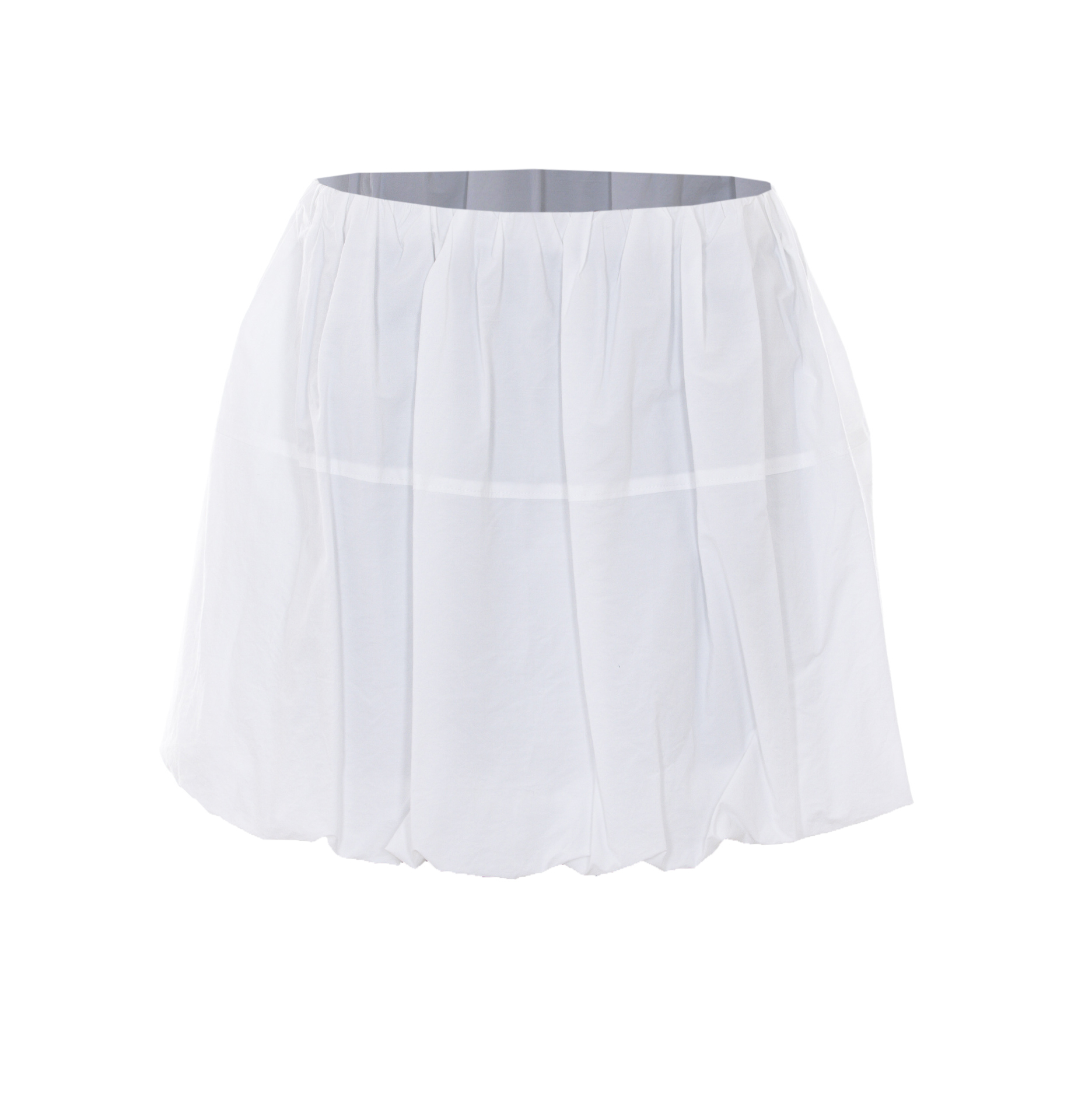 [Eleh] Mini skirt SS26 0150BIANCO