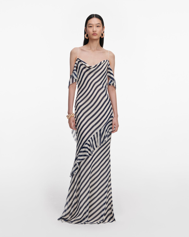 [SELF PORTRAIT] Sleeveless dress SS26 SS26176XNNAVY
