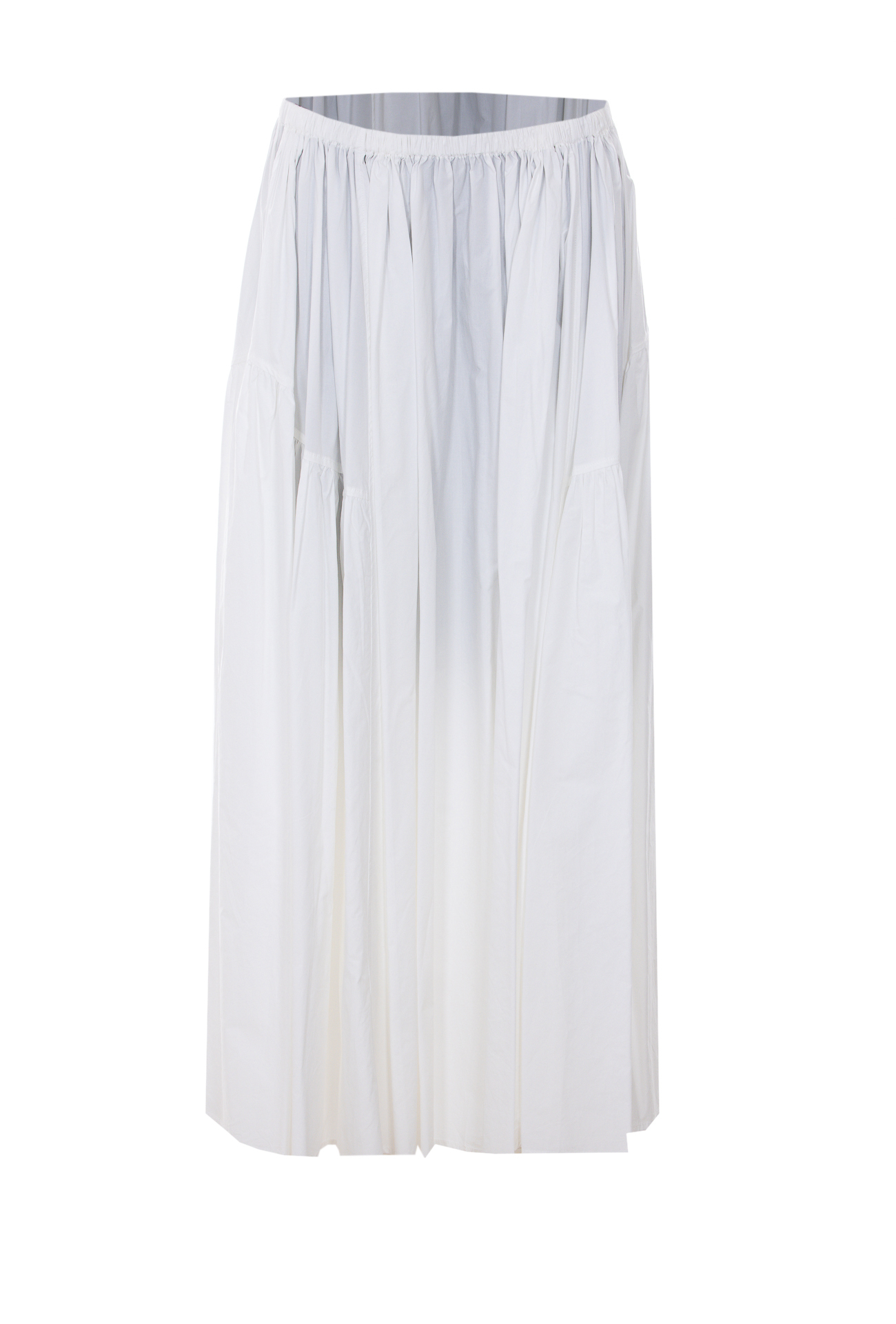[Eleh] Long skirt SS26 0313BIANCO