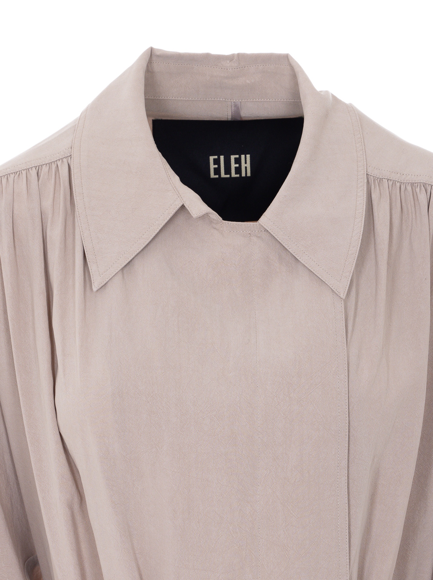 [Eleh] Long sleeve dress SS26 0124BEIGE