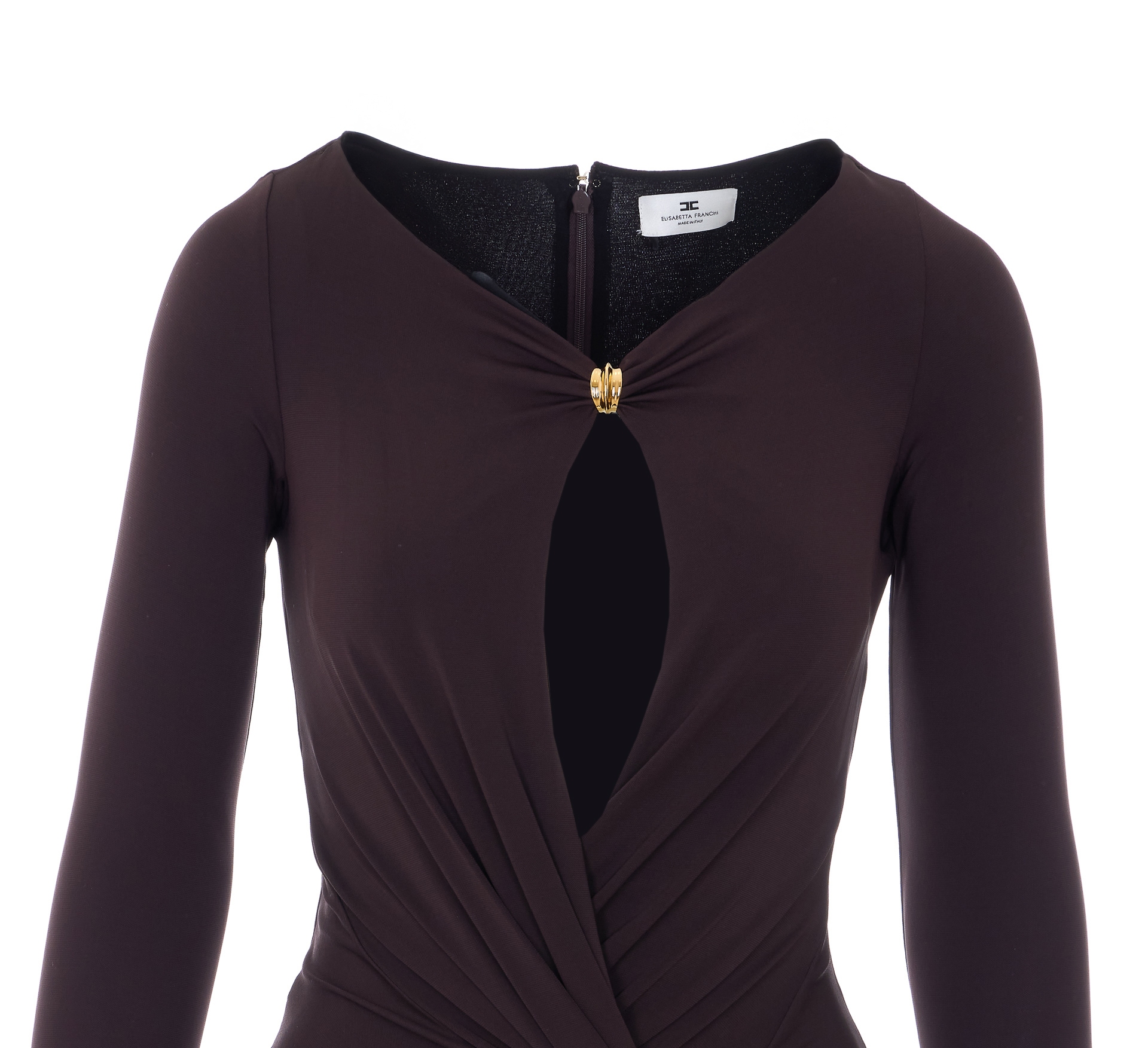 [ELISABETTA FRANCHI] Long sleeve dress SS26 ABR1461E2EV9