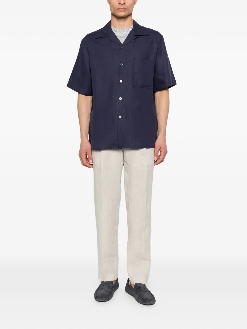 [ZEGNA] Shirts Short Sleeve SS26 UHX30A3SCP5B07