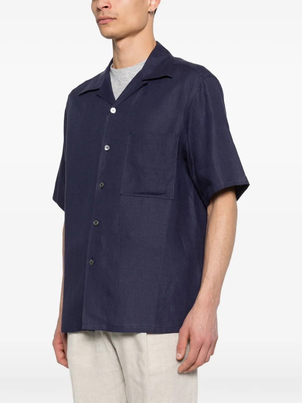 [ZEGNA] Shirts Short Sleeve SS26 UHX30A3SCP5B07