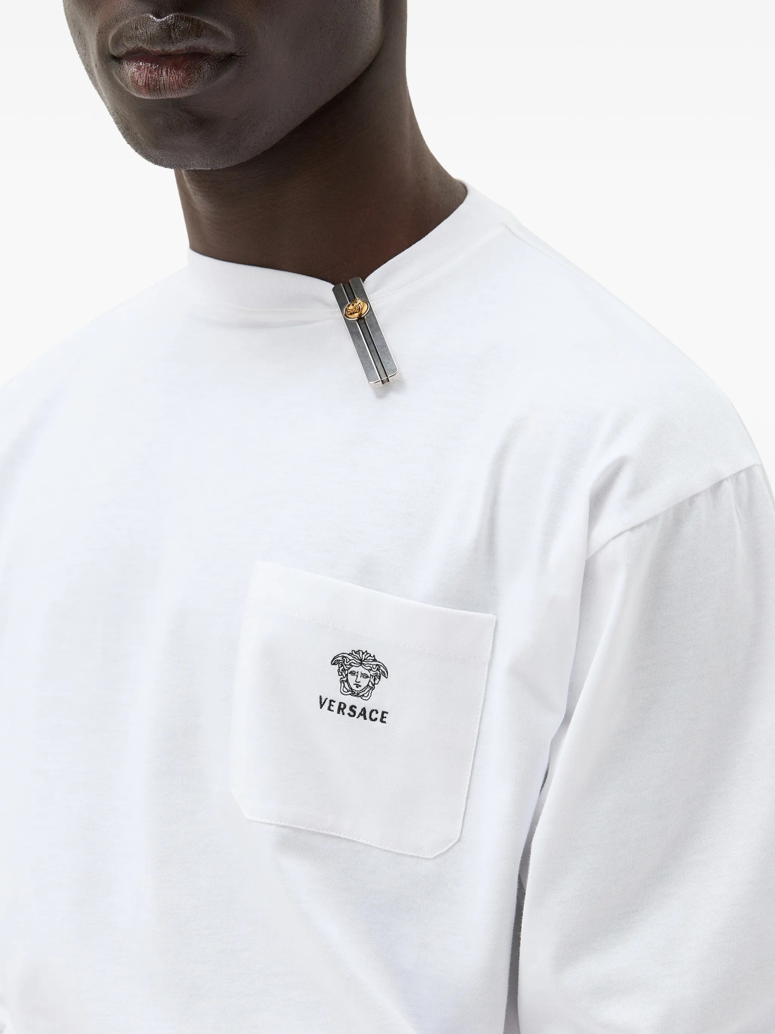 [Versace] T-shirts Long Sleeve SS26 10245731A179151W000