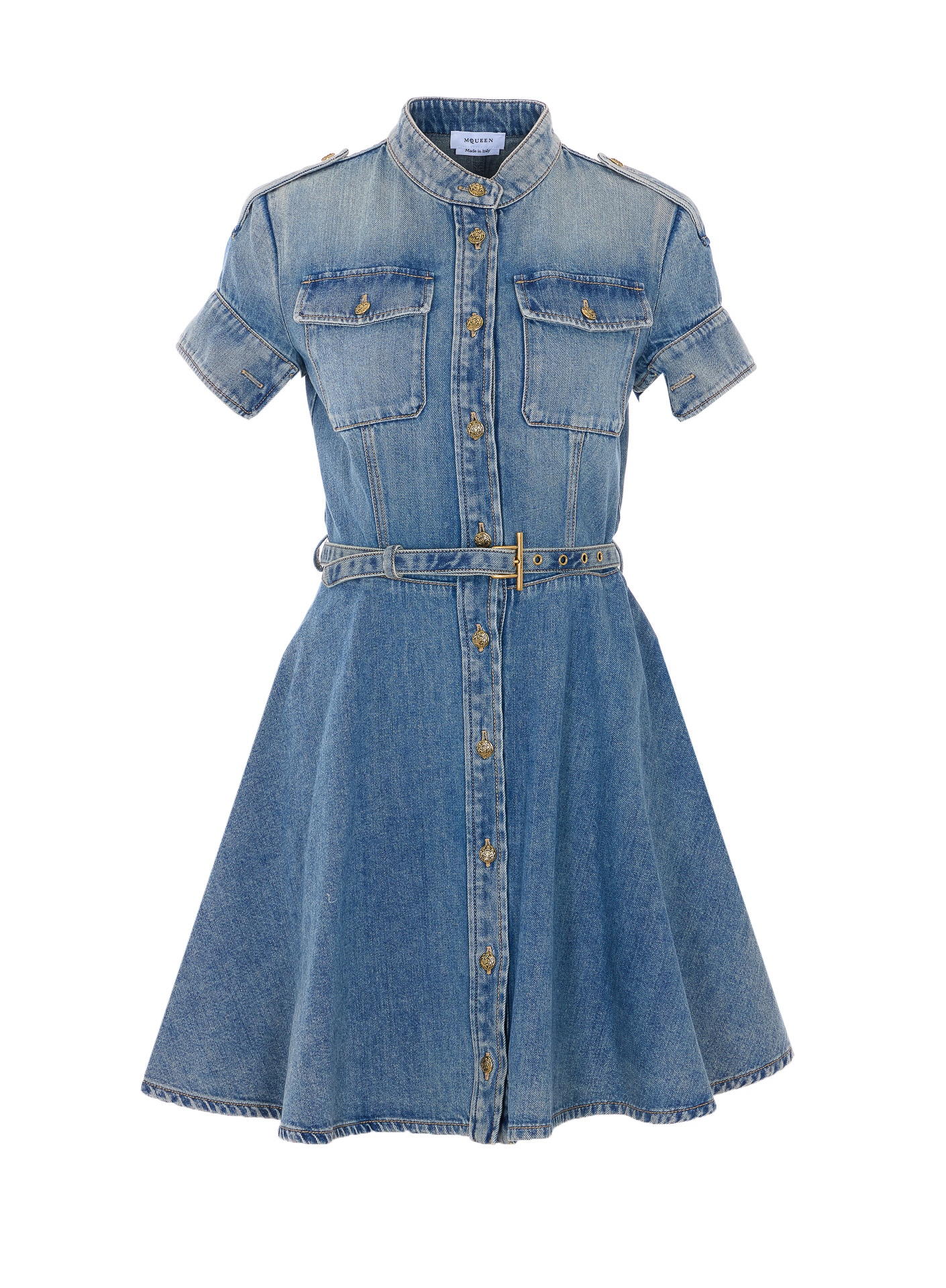 [Alexander McQueen] Short sleeve dress SS26 857116QMAD14383