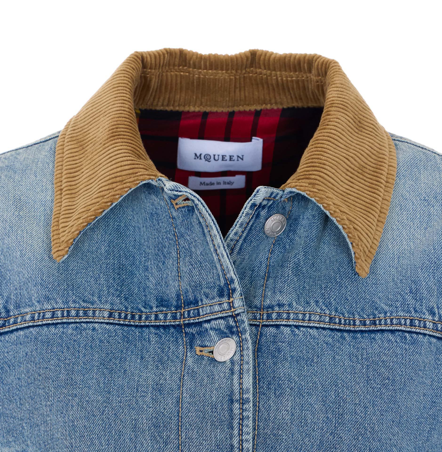 [Alexander McQueen] Denim Jacket SS26 852182QMAD04383