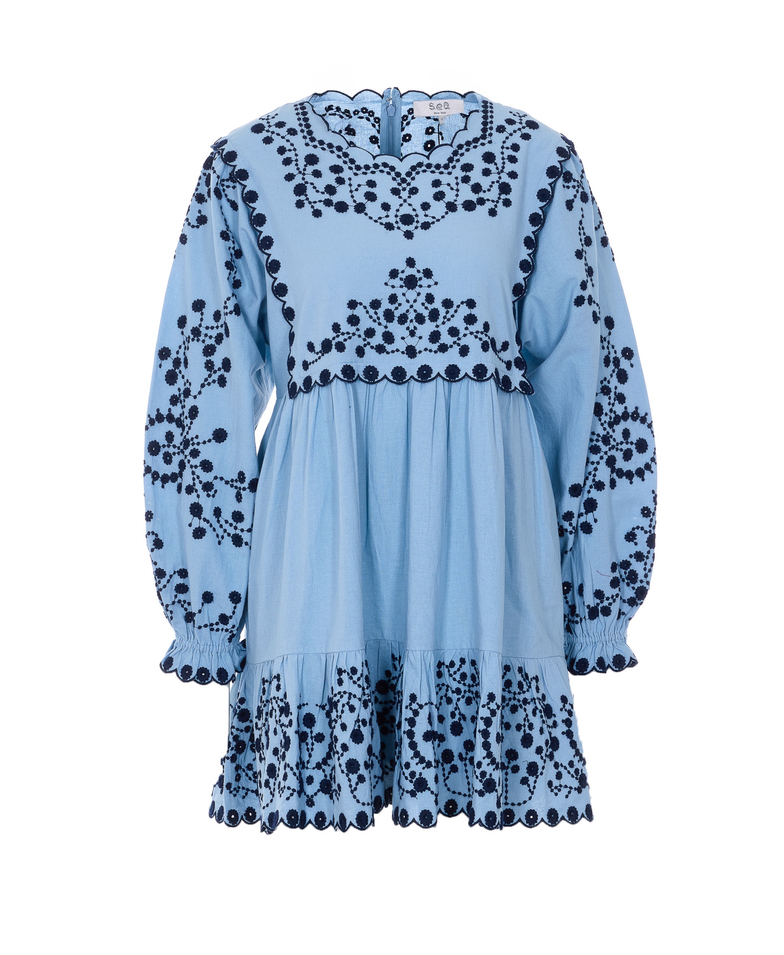 [SEA NY] Long sleeve dress SS26 114BLUE