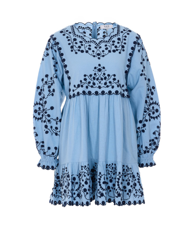 [SEA NY] Long sleeve dress SS26 114BLUE
