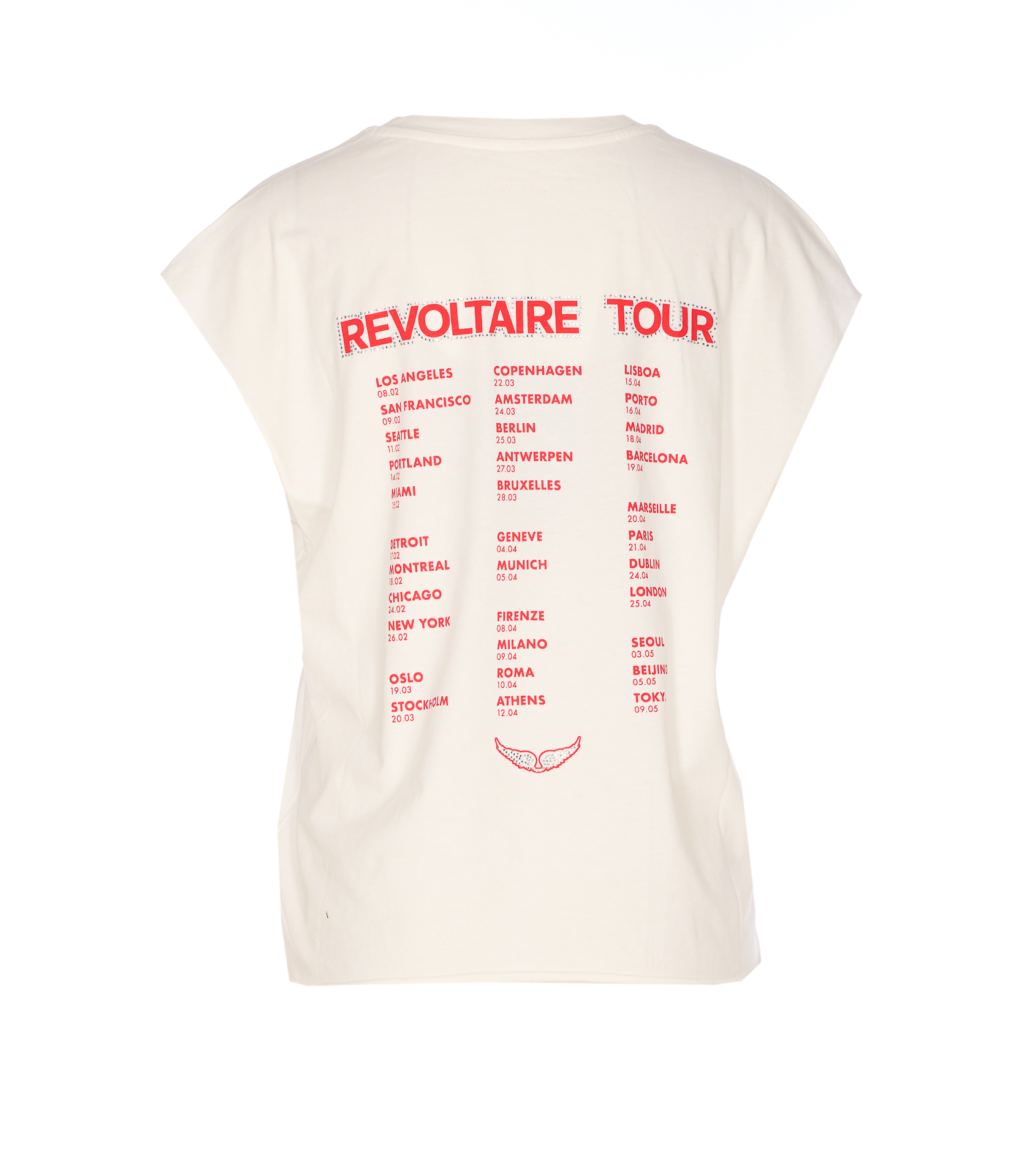 [Zadig & Voltaire] T-shirts Sleeveless SS26 JWTT01280103
