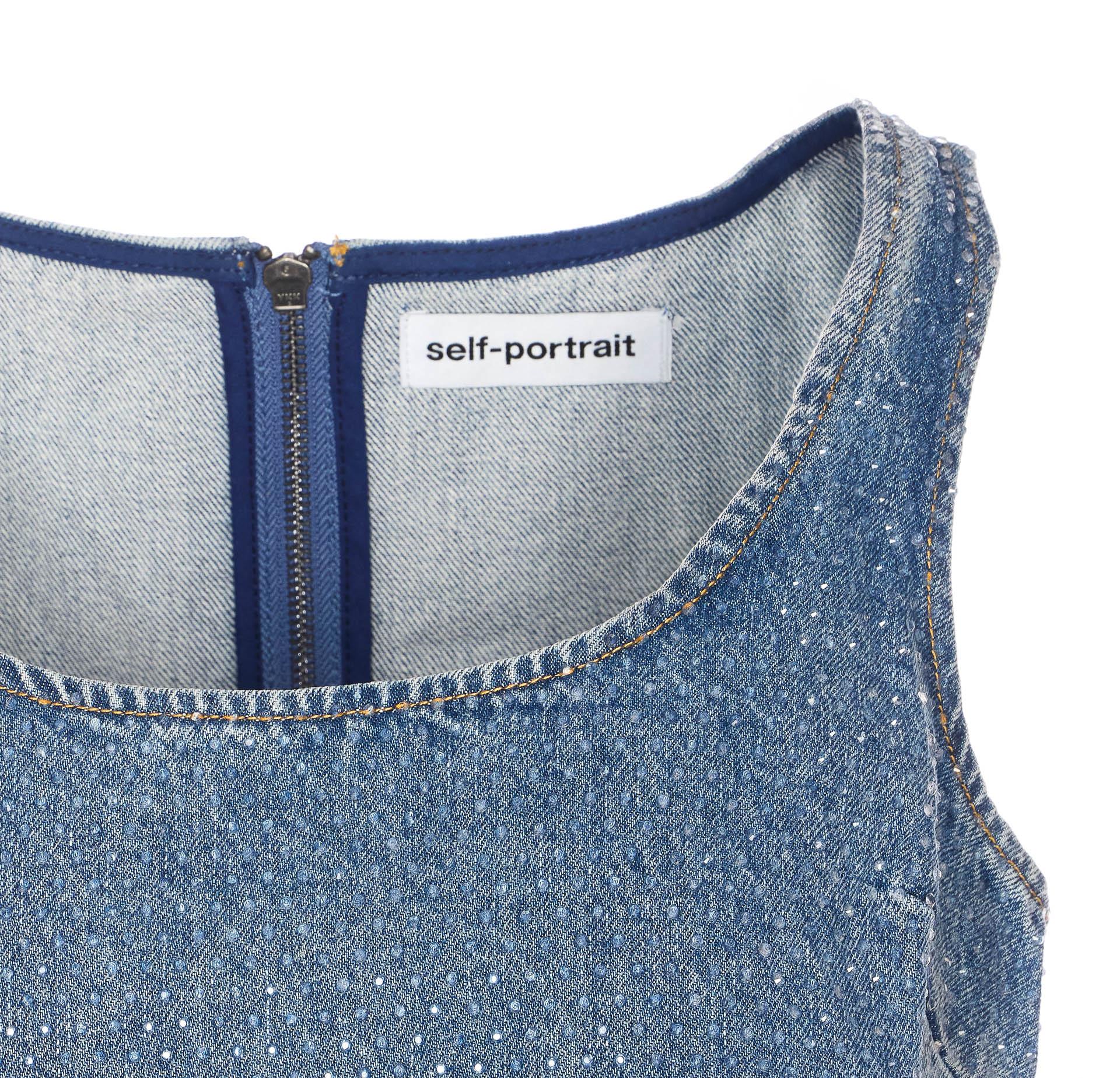 [SELF PORTRAIT] Tank top SS26 826TBLUE
