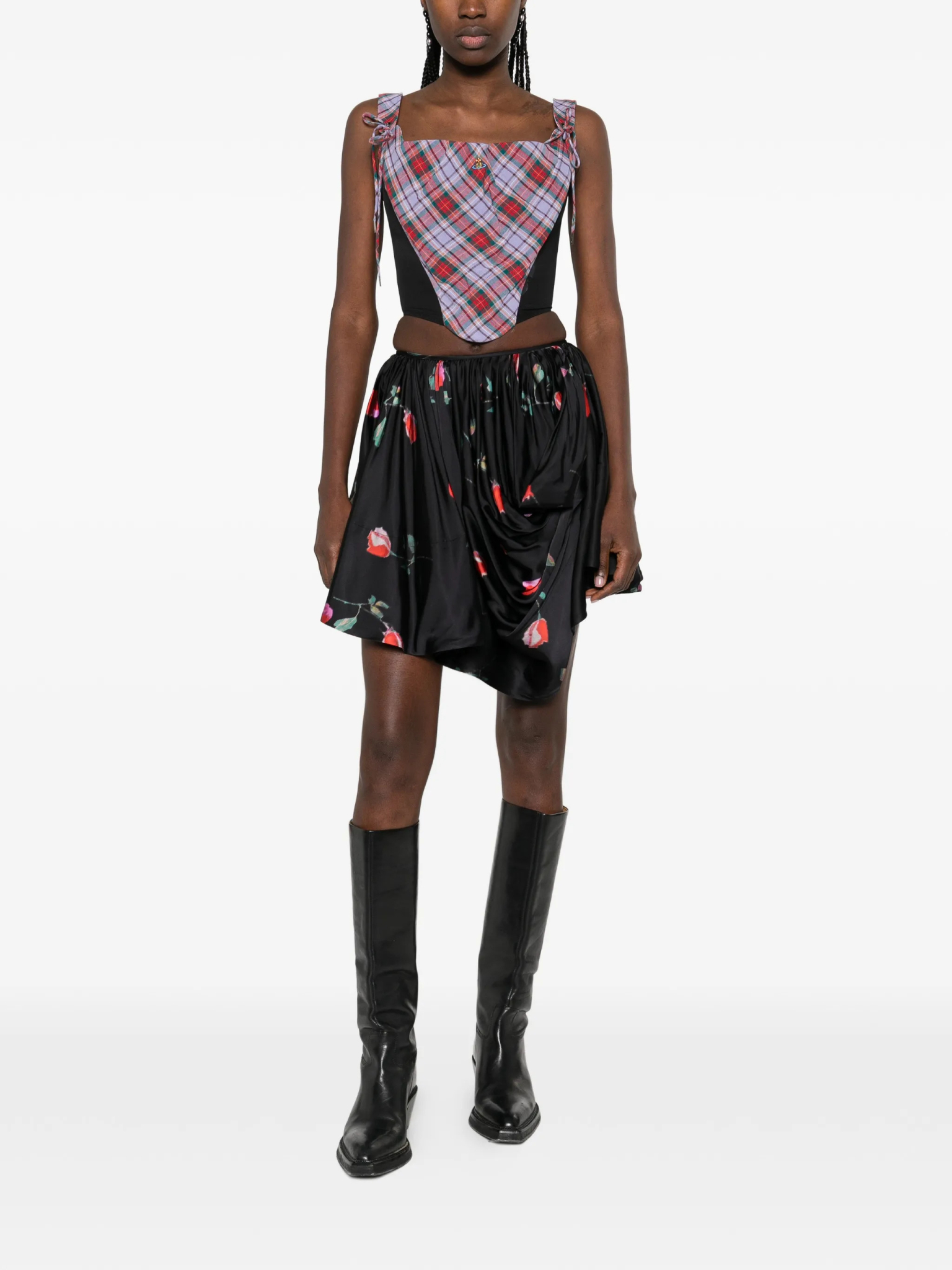[GANNI] Mini skirt SS26 A1090048099