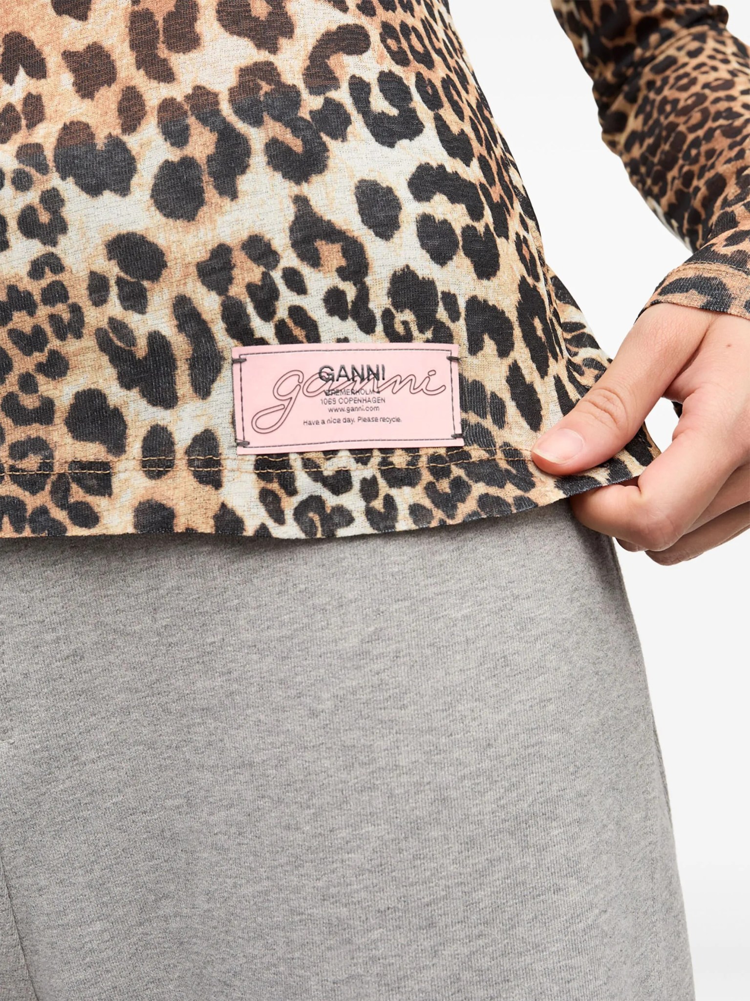 [GANNI] T-shirts Long Sleeve SS26 T4208943