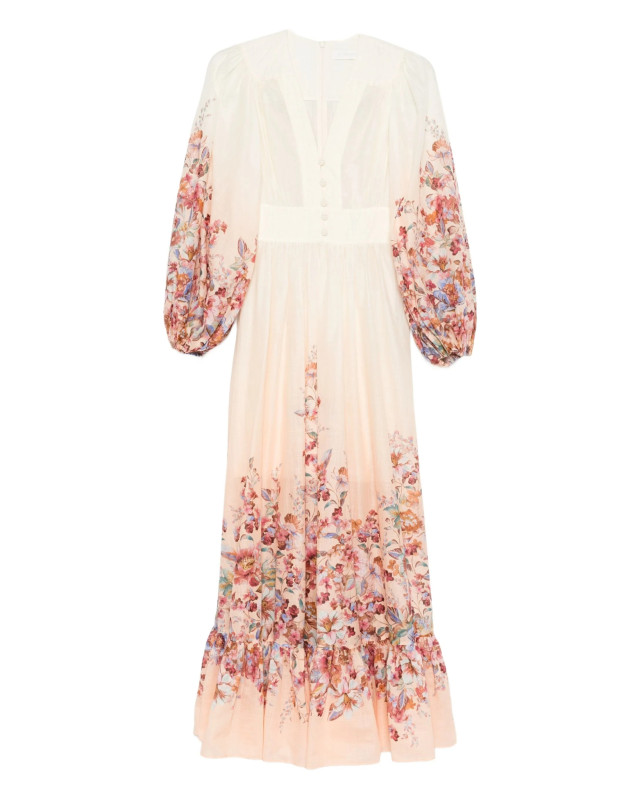 [Zimmermann] Long sleeve dress SS26 6875DRS261IVF