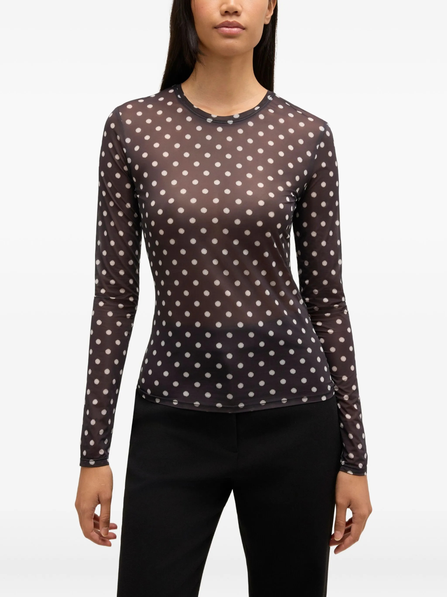 [GANNI] T-shirts Long Sleeve SS26 A1040076099