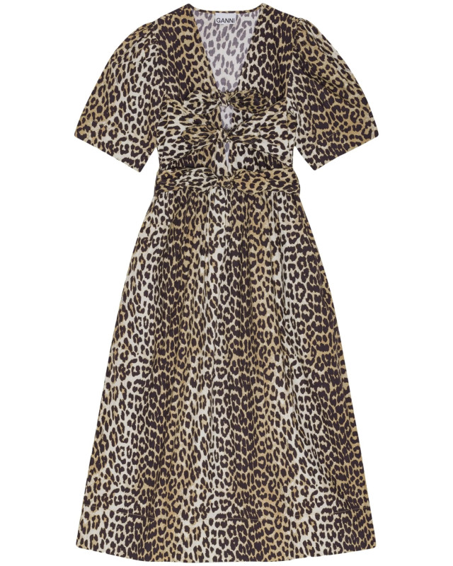 [GANNI] Short sleeve dress SS26 W0373943