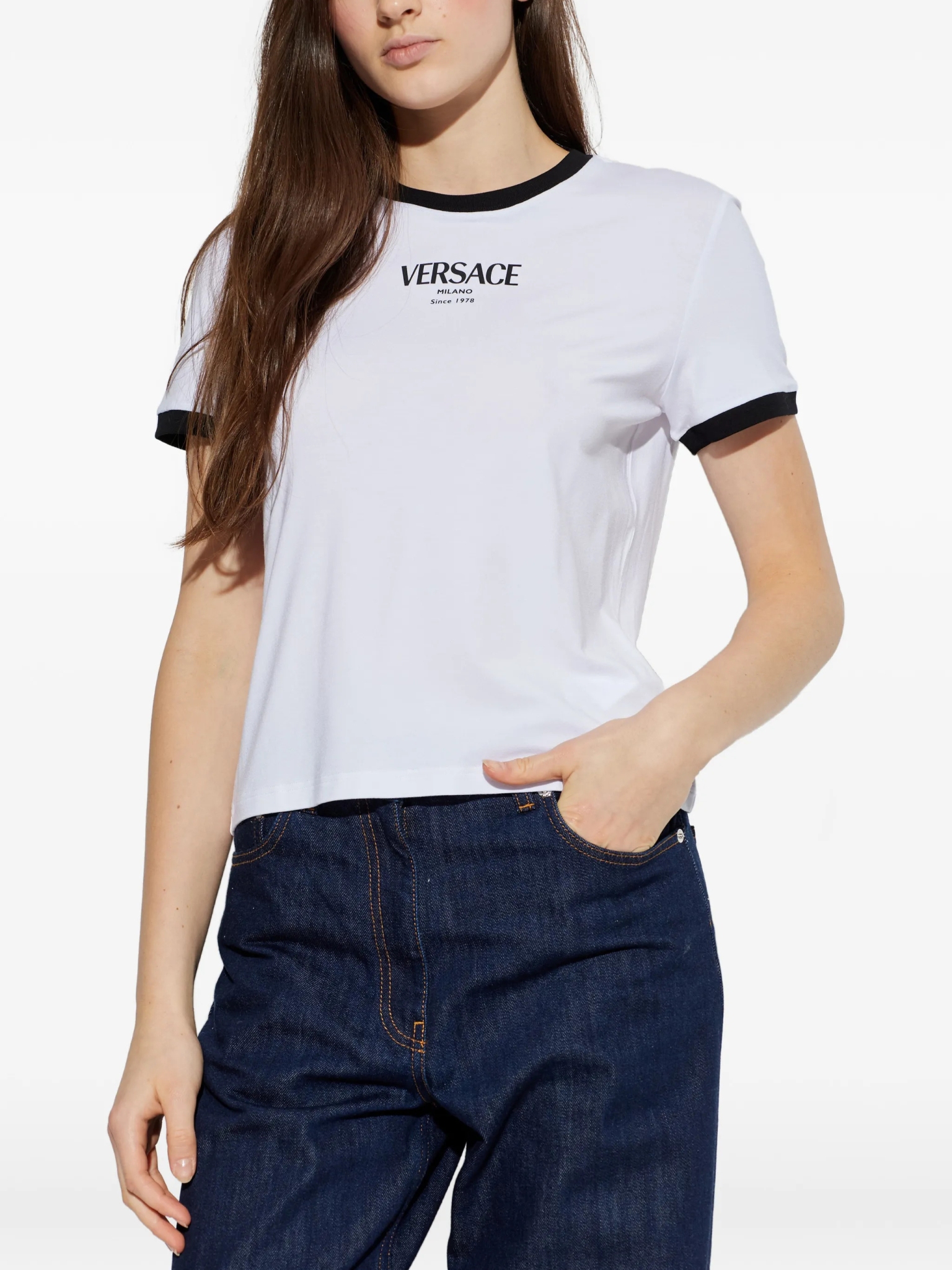 [Versace] T-shirts Short Sleeve SS26 10226561A166852W020