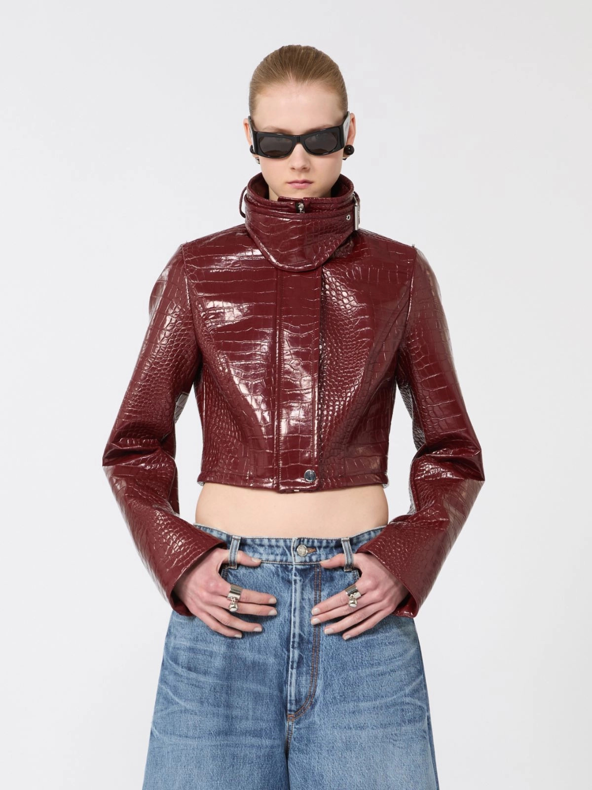 [SPORTMAX] Leather Jacket SS26 2612041081600004
