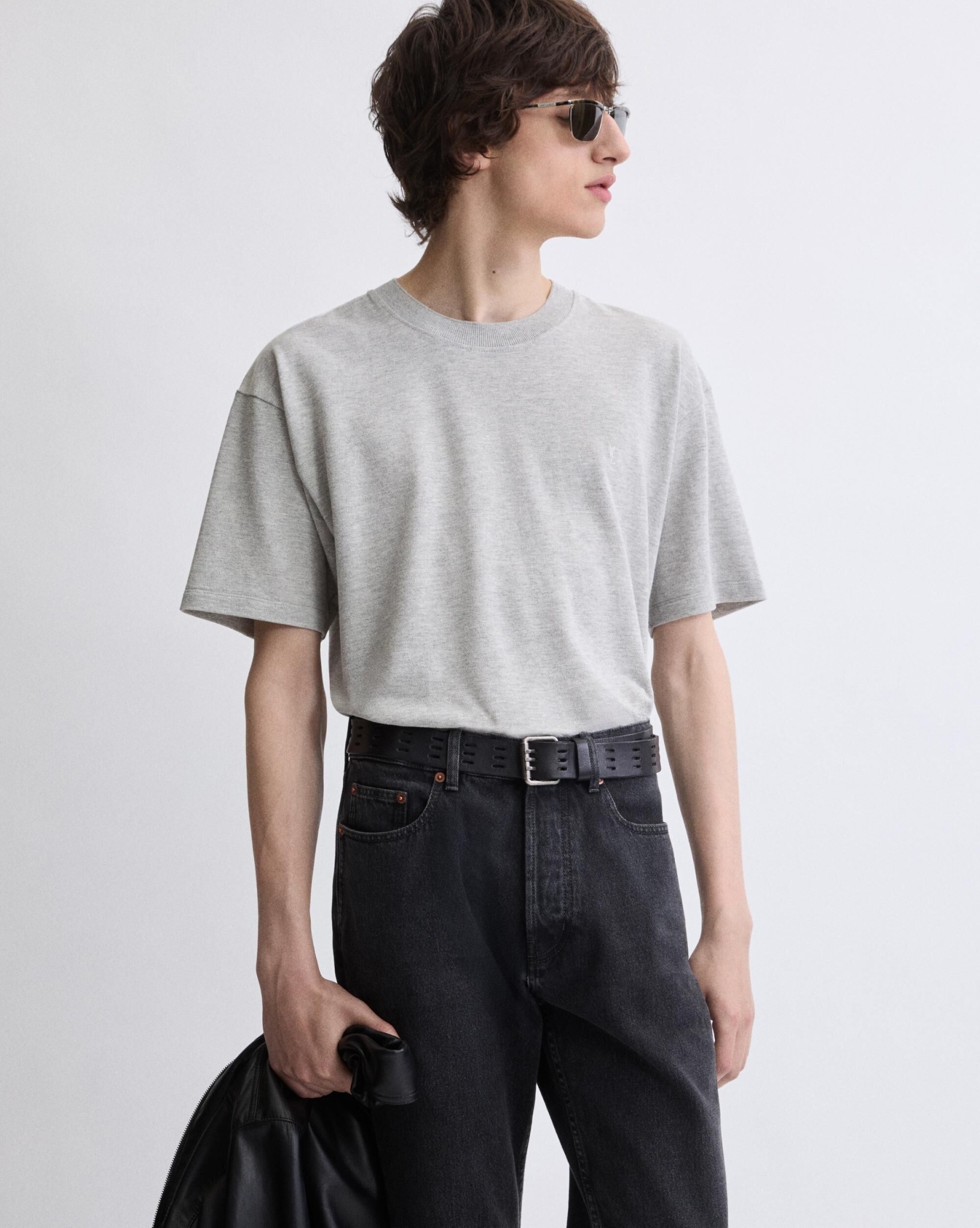 [Saint Laurent] T-shirts Short Sleeve SS26 832941Y37HC1403