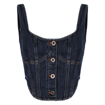 [SELF PORTRAIT] Tank top SS26 RS26819TBLBLUE
