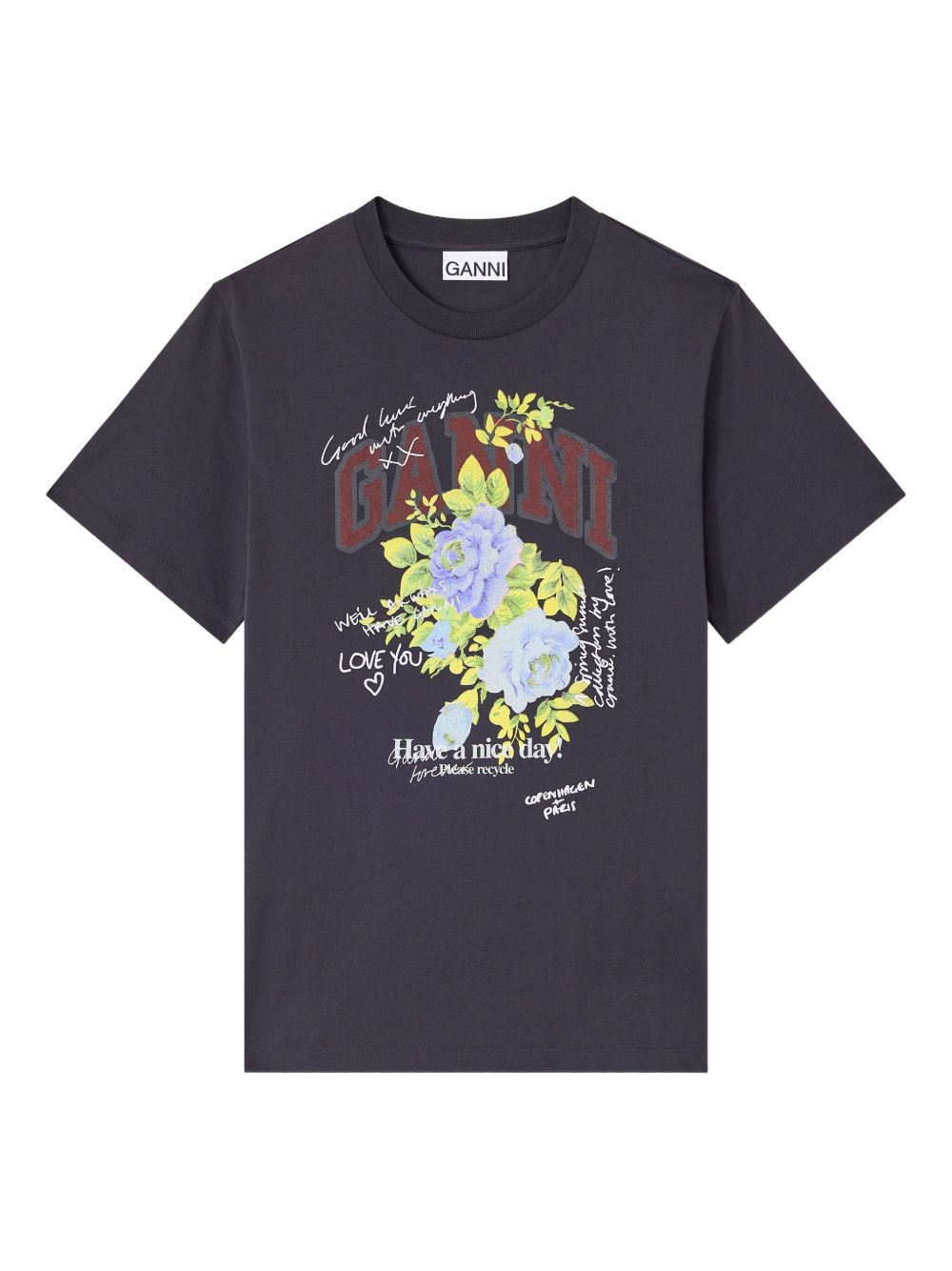 [GANNI] T-shirts Short Sleeve FW25 T4342252