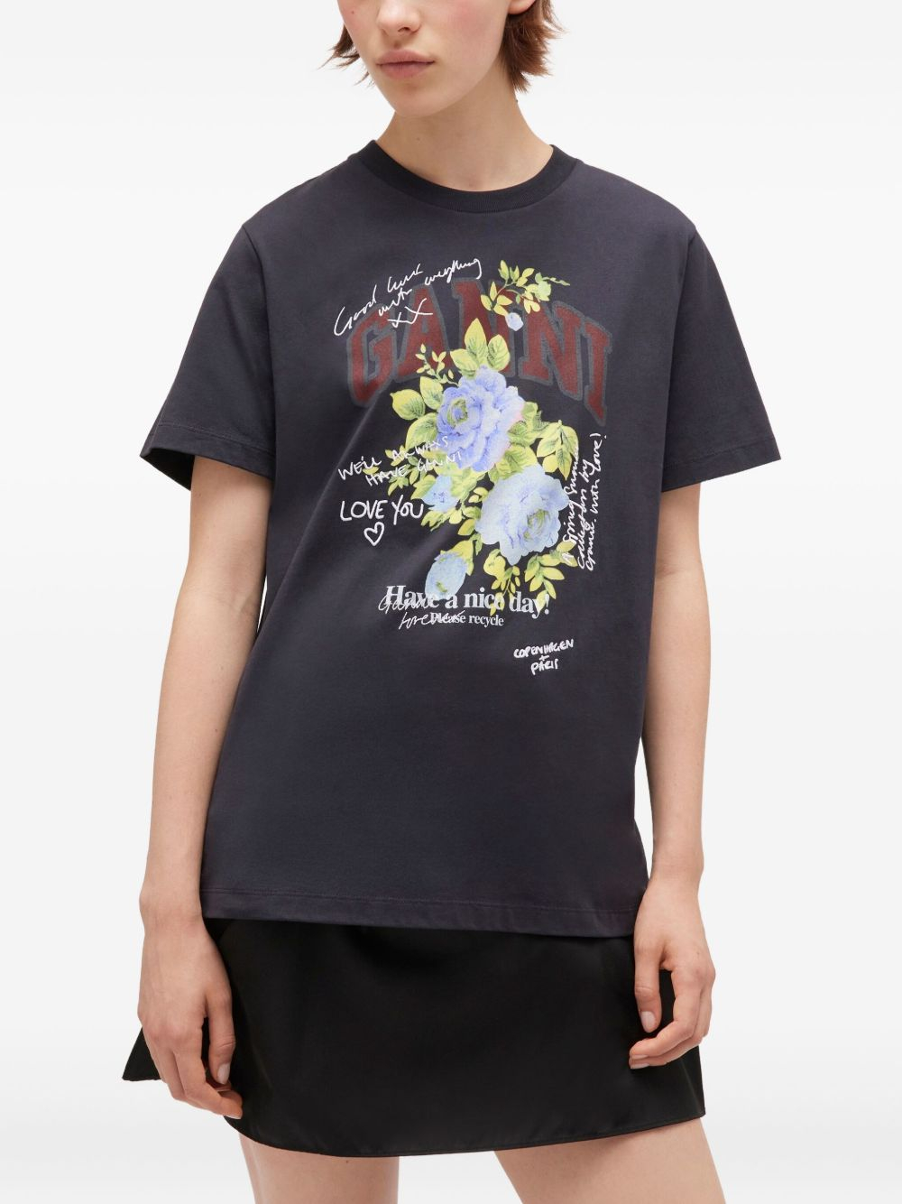 [GANNI] T-shirts Short Sleeve FW25 T4342252