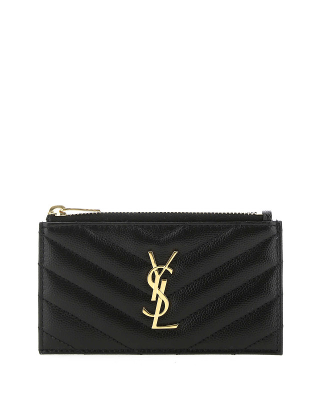 [Saint Laurent] Wallet FW26 607915BOW01 1000
