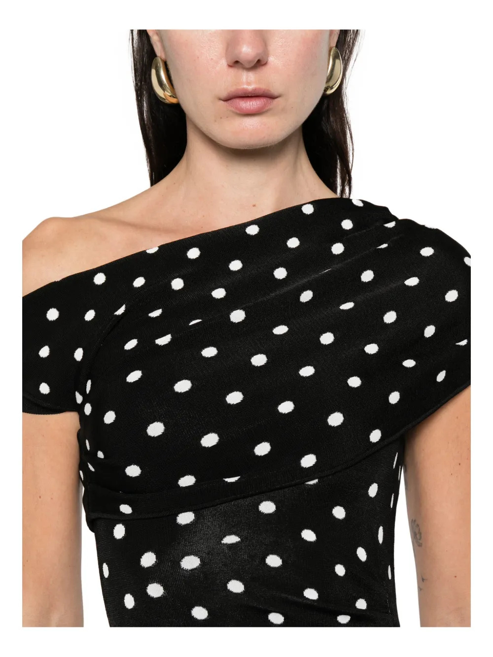 [SELF PORTRAIT] Sleeveless dress SS26 RS26108SABBLACK