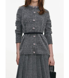 [SELF PORTRAIT] Cardigan SS26 RS26123CAGRGREY
