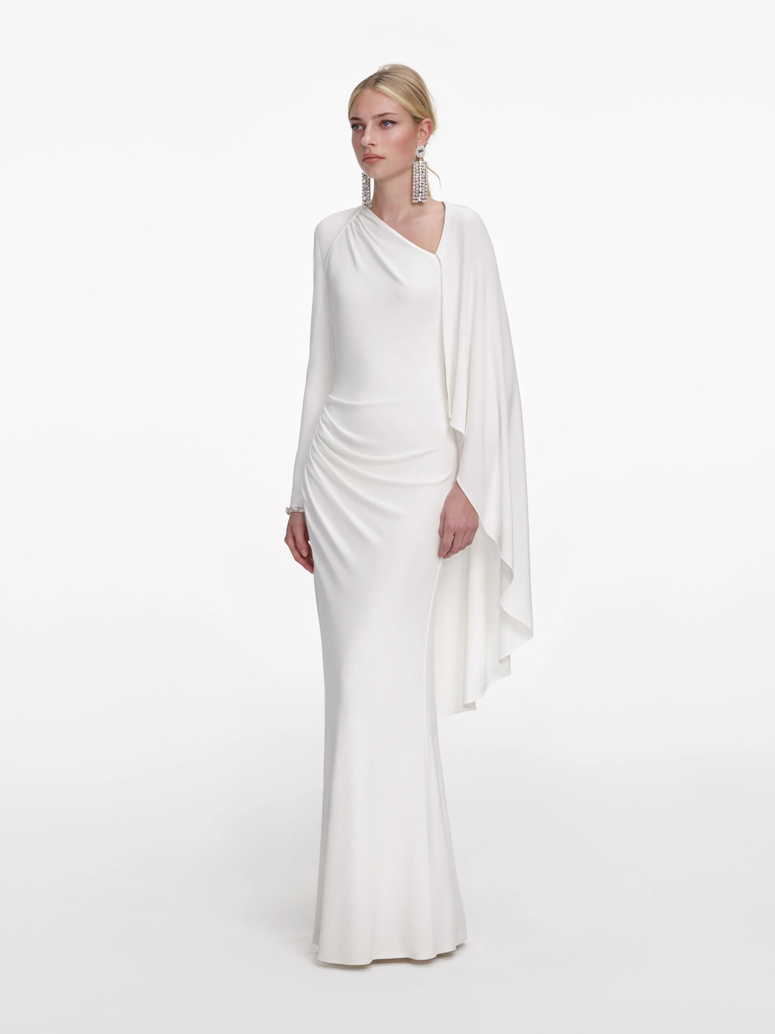 [SELF PORTRAIT] Long sleeve dress SS26 RS26505XWWHITE