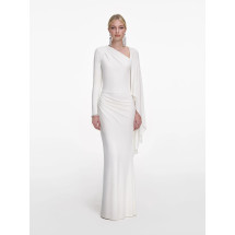 [SELF PORTRAIT] Long sleeve dress SS26 RS26505XWWHITE