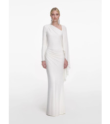 [SELF PORTRAIT] Long sleeve dress SS26 RS26505XWWHITE