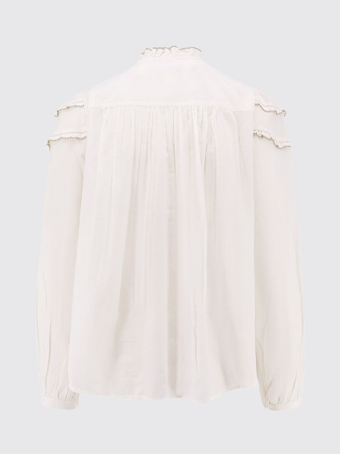[Isabel Marant Etoile] Shirts Long Sleeve FW26 HT0681FBB3J04E 20WH