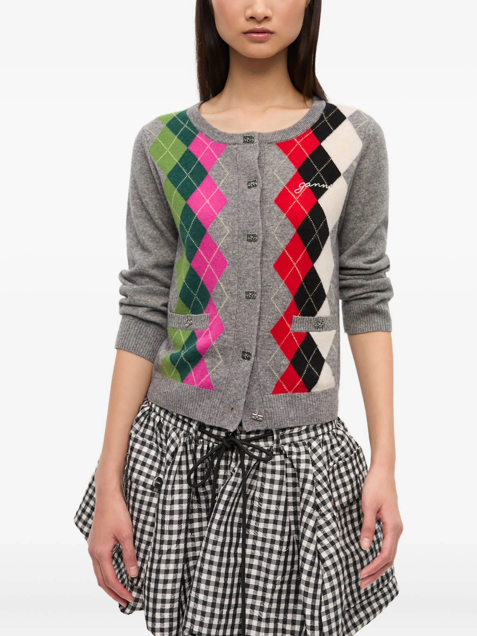 [GANNI] Cardigan FW25 K2512921