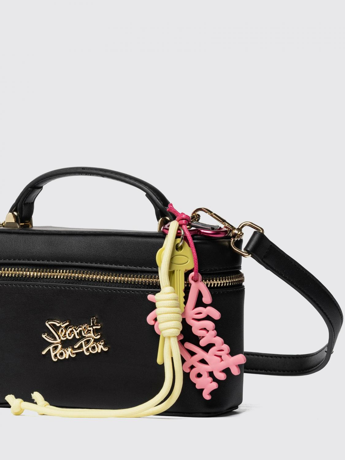 [SECRET PON-PON] Minibag SS26 ALEXANDRA BEAUTY Black