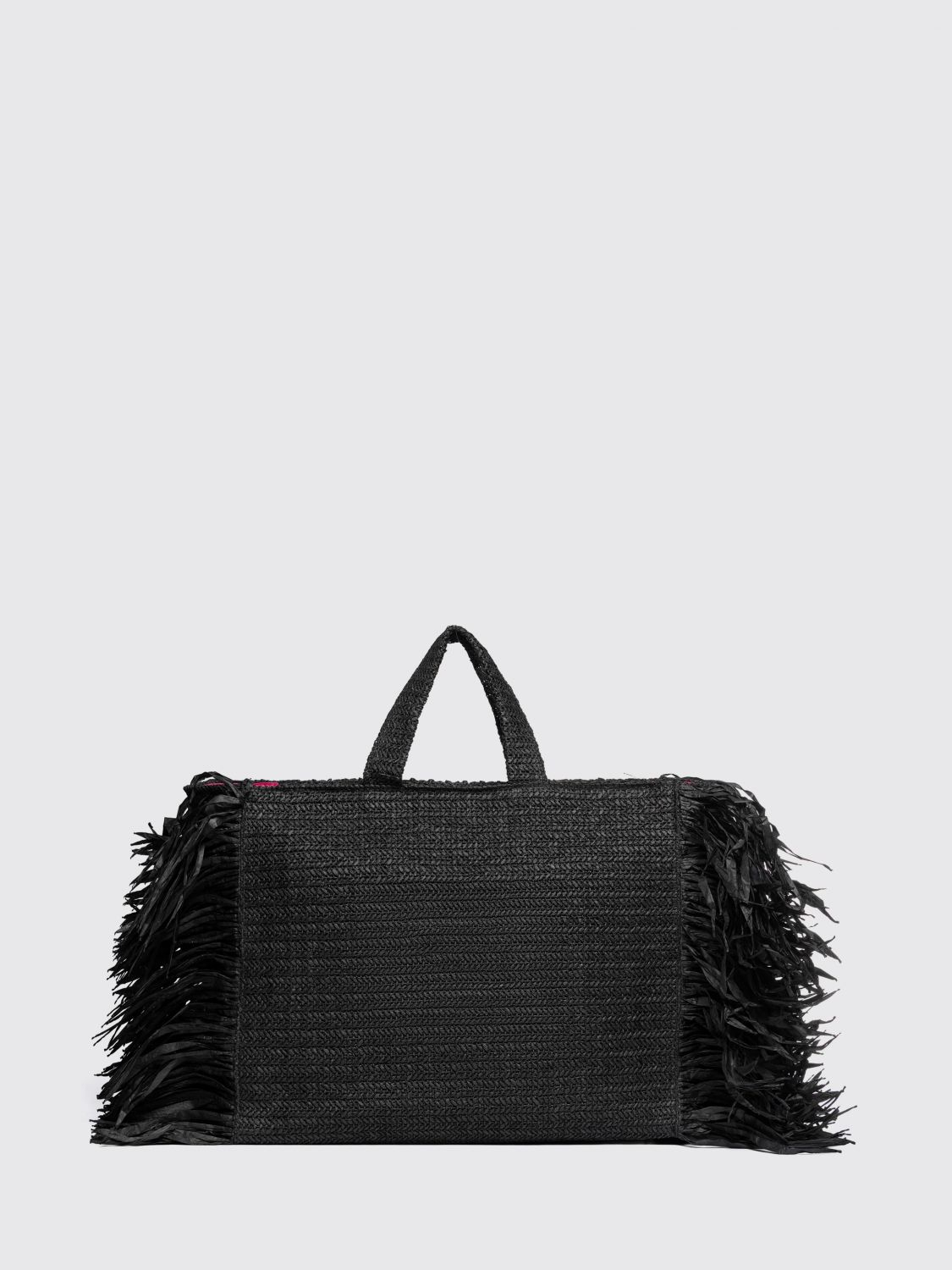 [SECRET PON-PON] Tote bag SS26 STEPHANIE L STRAW Black