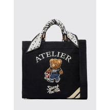 [SECRET PON-PON] Bag SS26 SAINT TROPEZ BAG M Black Teddy