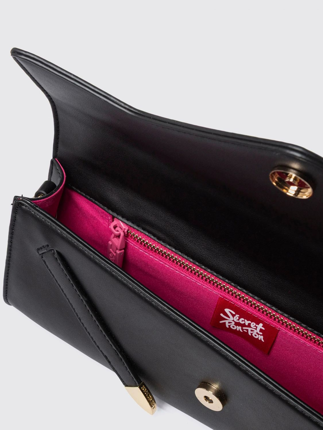 [SECRET PON-PON] Clutch bag SS26 LUISITA CHERIE Black