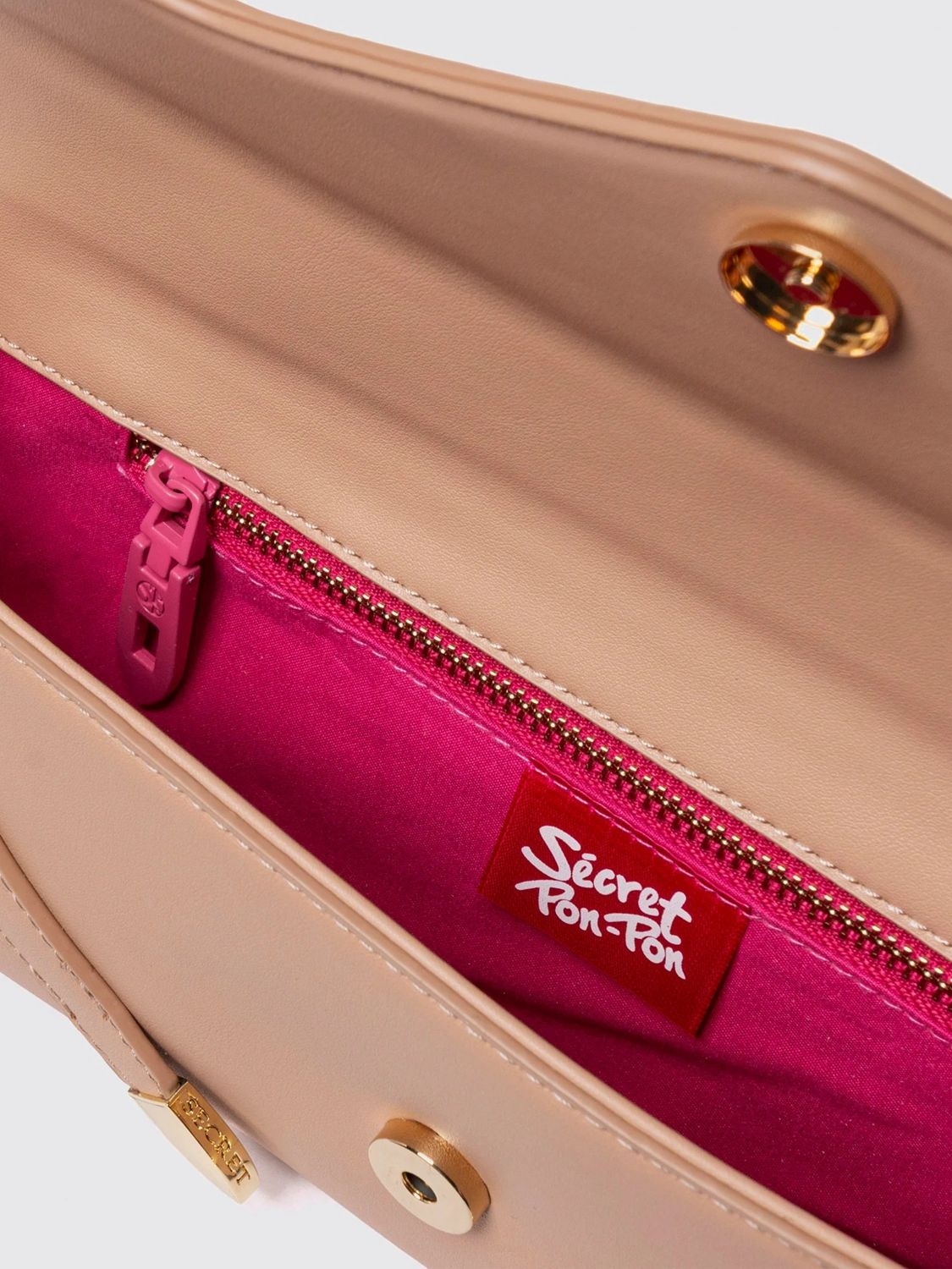[SECRET PON-PON] Clutch bag SS26 LUISITA CHERIE Light Tan