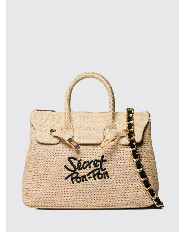 [SECRET PON-PON] Bag SS26 VICTORIA M STRAW Natural