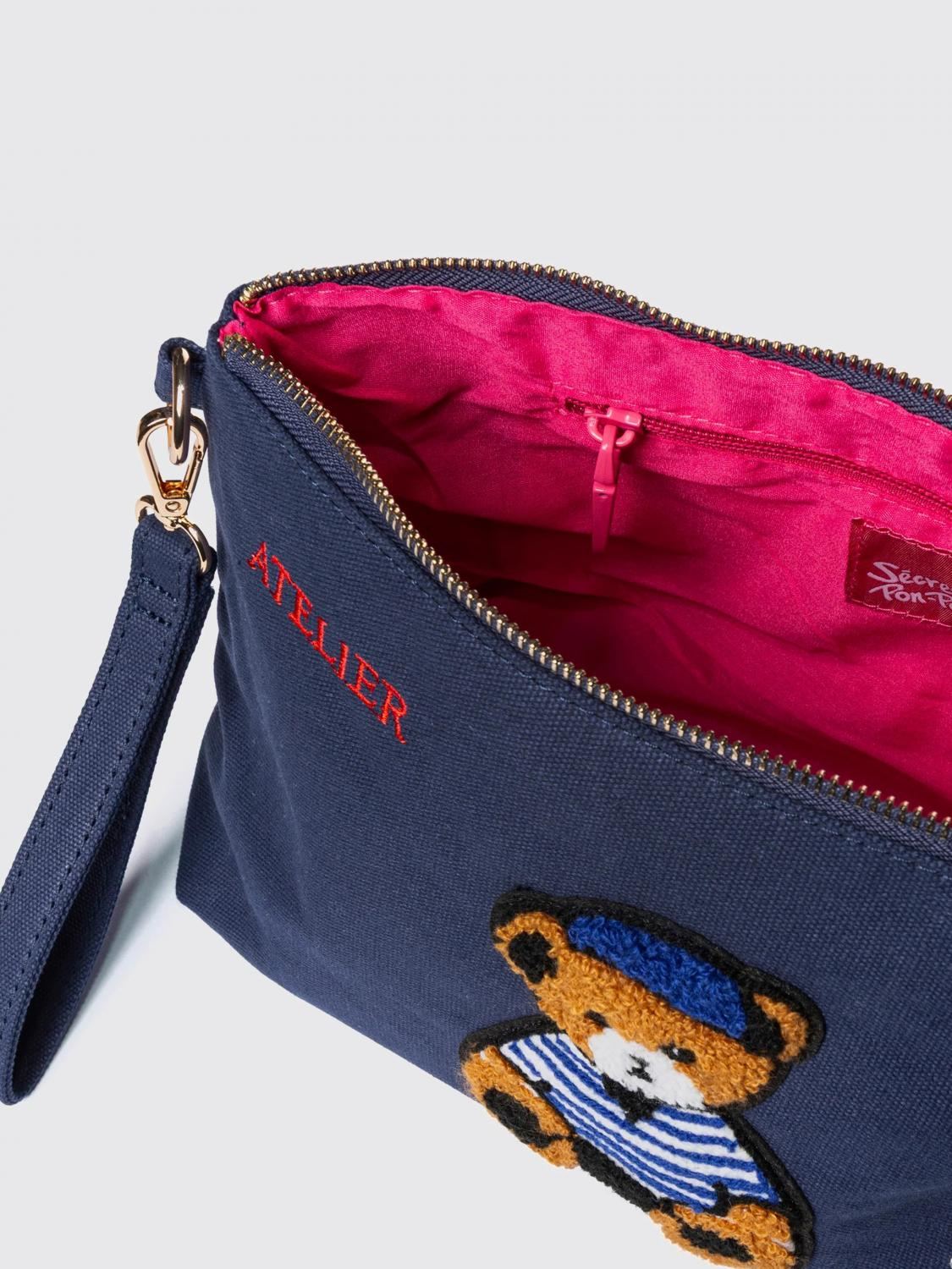 [SECRET PON-PON] Clutch bag SS26 SAINT TROPEZ POUCH Blue Navy