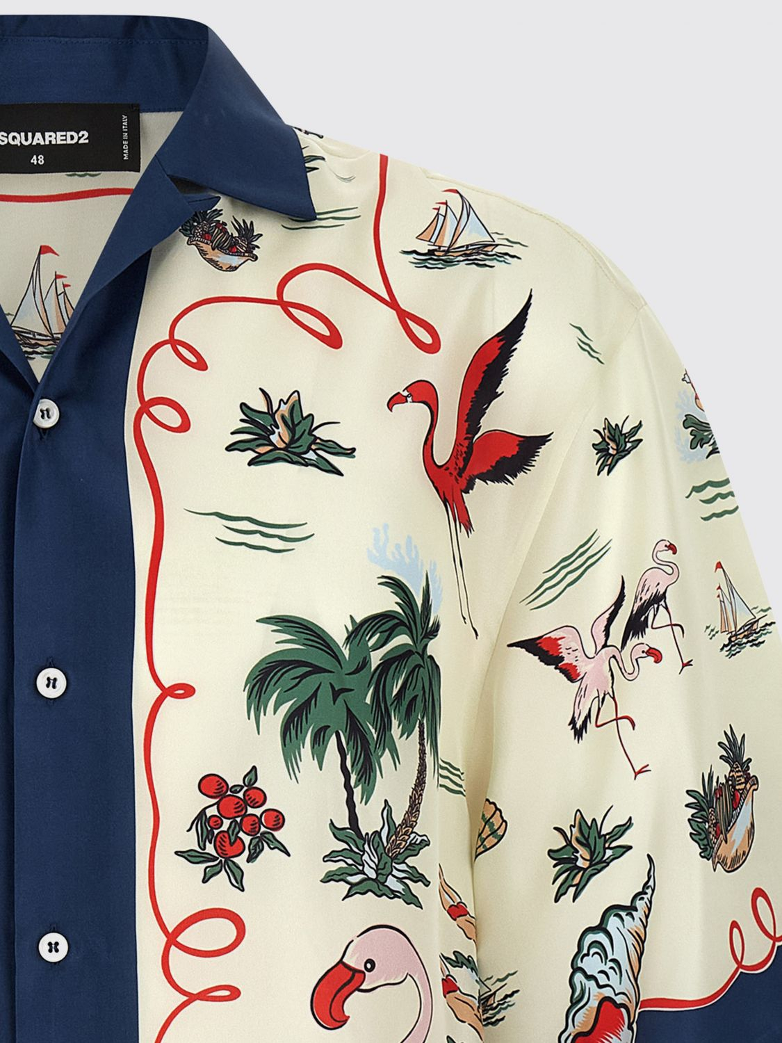 [Dsquared2] Shirts Short Sleeve SS26 S71DM0835D35476 001S