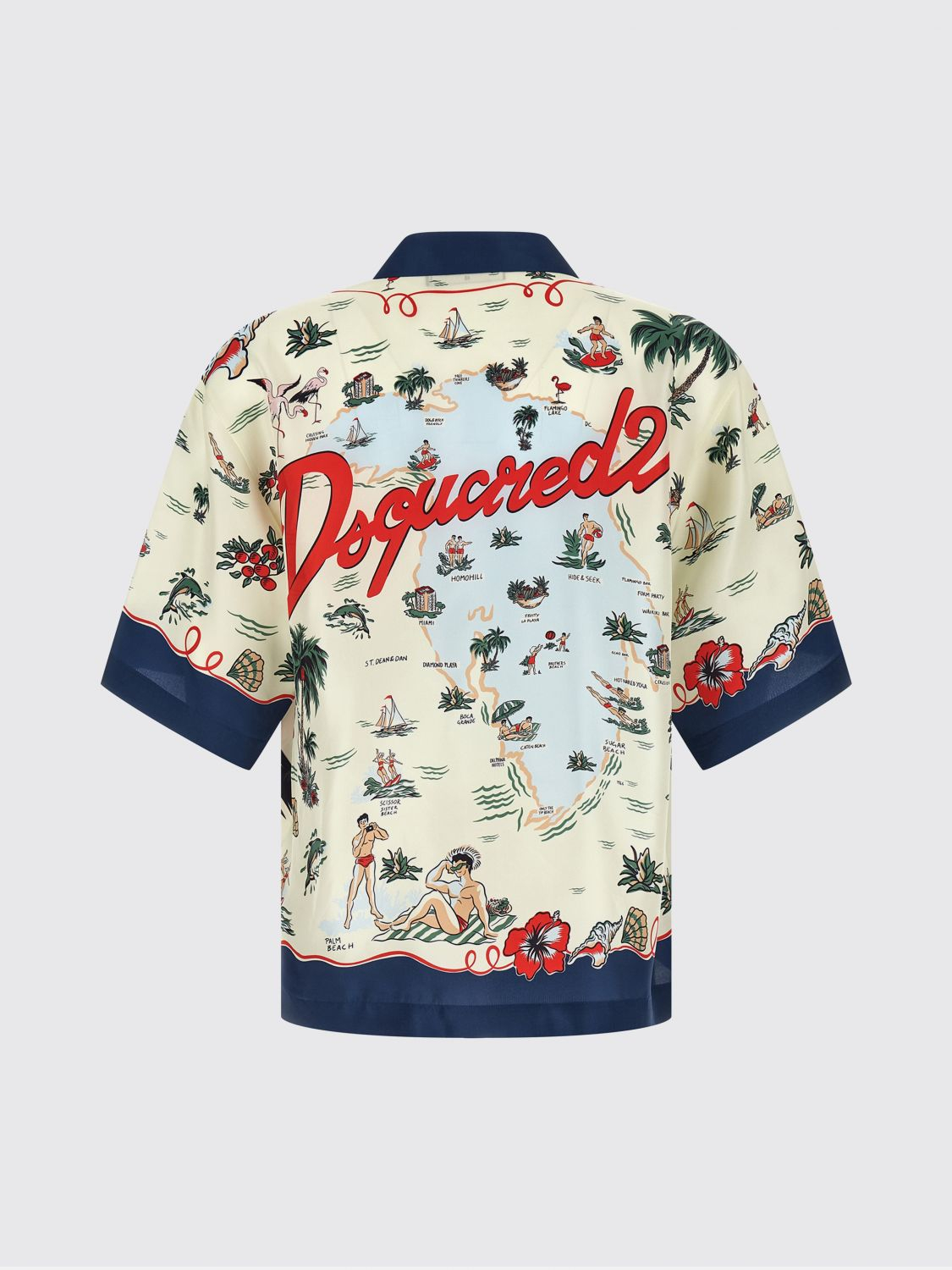 [Dsquared2] Shirts Short Sleeve SS26 S71DM0835D35476 001S