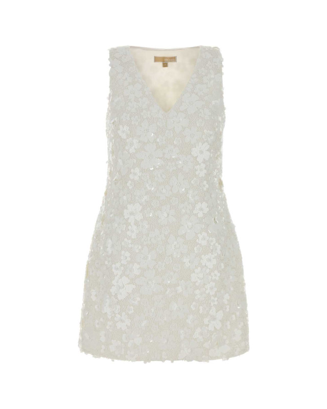 [MICHAEL BY MICHAEL KORS] Sleeveless dress SS26 MS6834YHHS WHITE