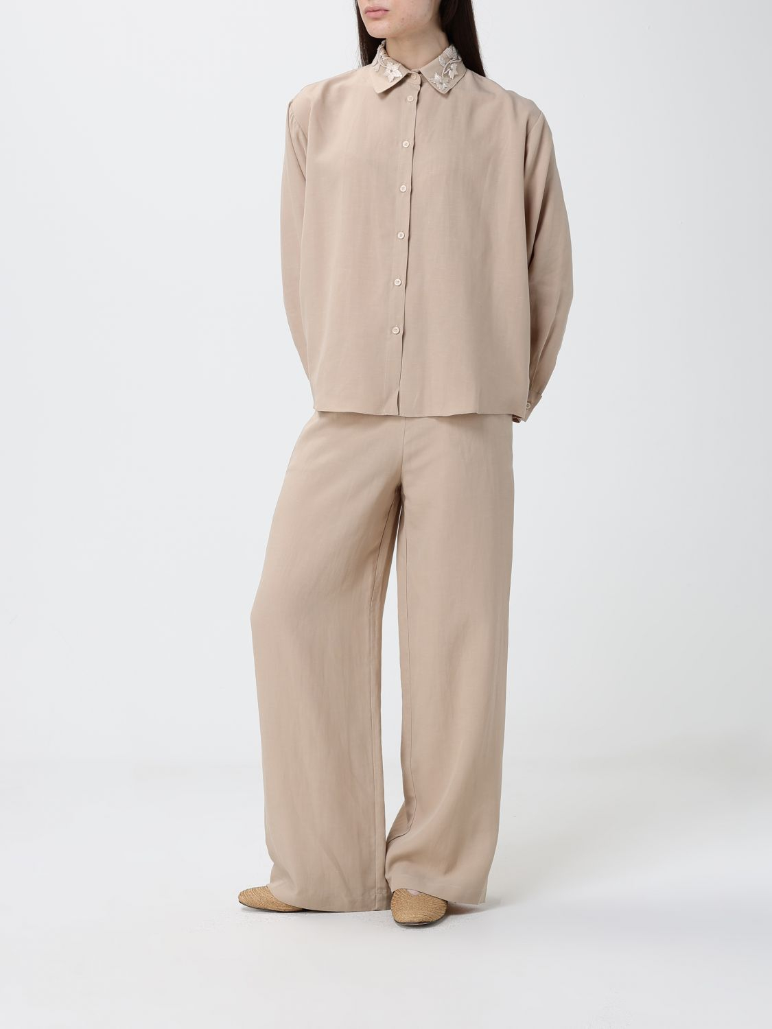[HANITA] Shirts Long Sleeve SS26 HC6934584 BEIGE